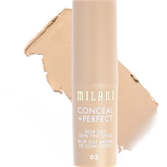 🌻 Milani Shade 3 Conceal + Perfect Skin Tint Stick Blur Out Tinted Moisturizer - Picture 1 of 13